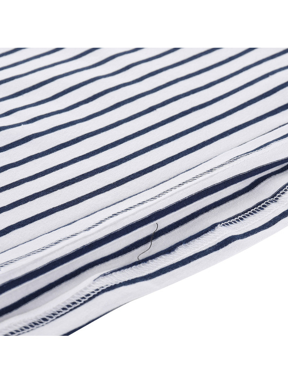 ALPINE PRO Ženska pamučna majica s promjenjivim printom ALPINE PRO NAMORA moonlit ocean