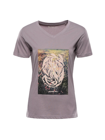 ALPINE PRO Ženska pamučna majica ALPINE PRO DORENA quail varijanta pc