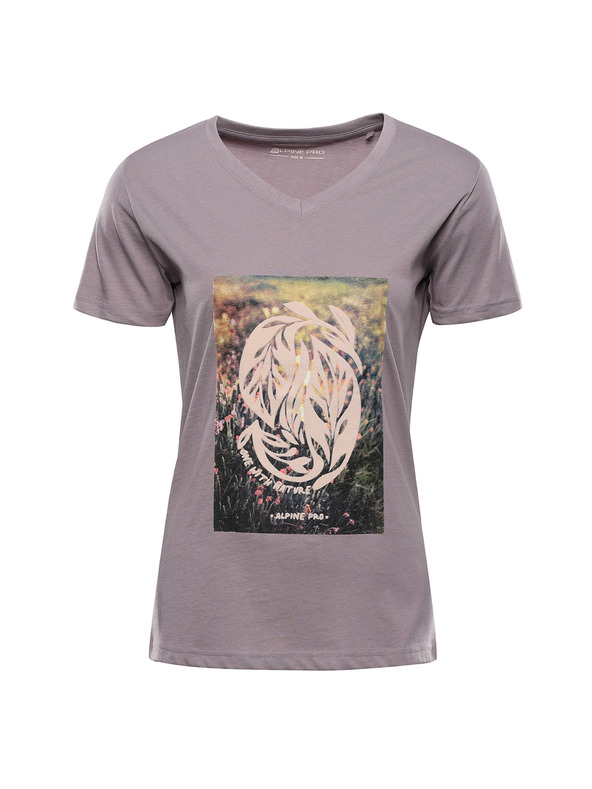 ALPINE PRO Ženska pamučna majica ALPINE PRO DORENA quail varijanta pc