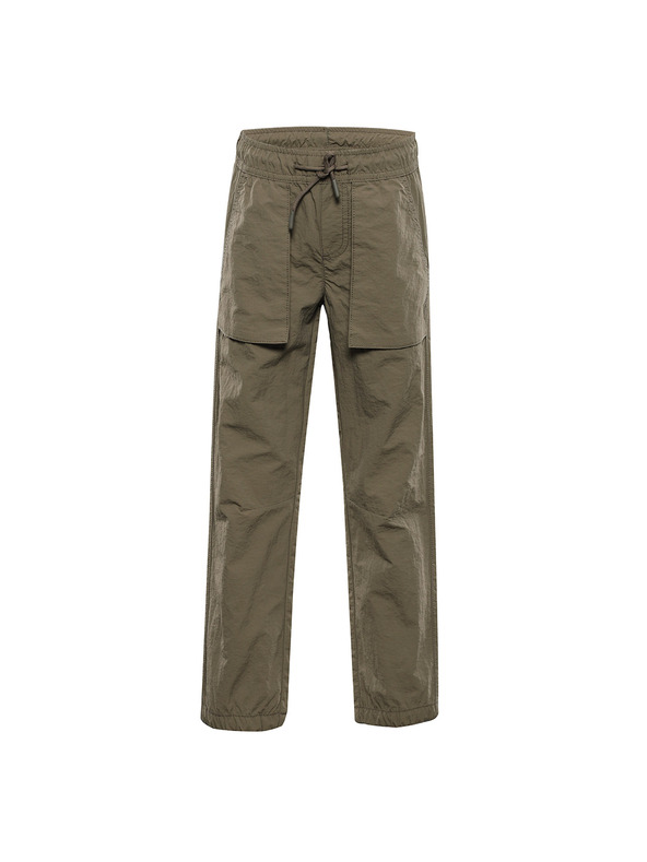ALPINE PRO Dječje slobodno-vremenske hlače s gumicom ALPINE PRO NOVERO stone gray