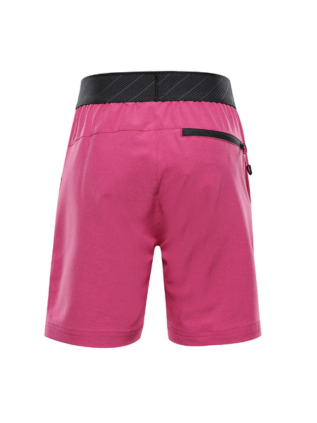 ALPINE PRO Dječje brzosuhe kratke hlače s cool dry ALPINE PRO ZAMBO 3 fuchsia red