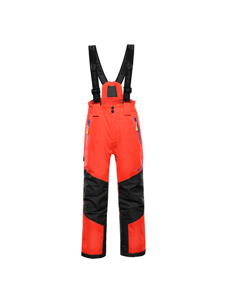 ALPINE PRO Dječje skijaške hlače s PTX snow membranom ALPINE PRO WERADO 2 neon red