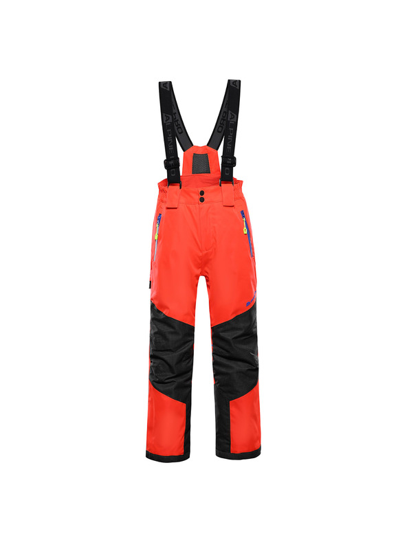 ALPINE PRO Dječje skijaške hlače s PTX snow membranom ALPINE PRO WERADO 2 neon red