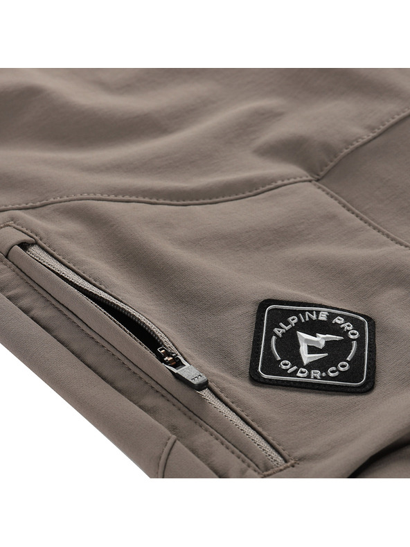 ALPINE PRO Dječje softshell hlače ALPINE PRO FIRSTO 2 driftwood