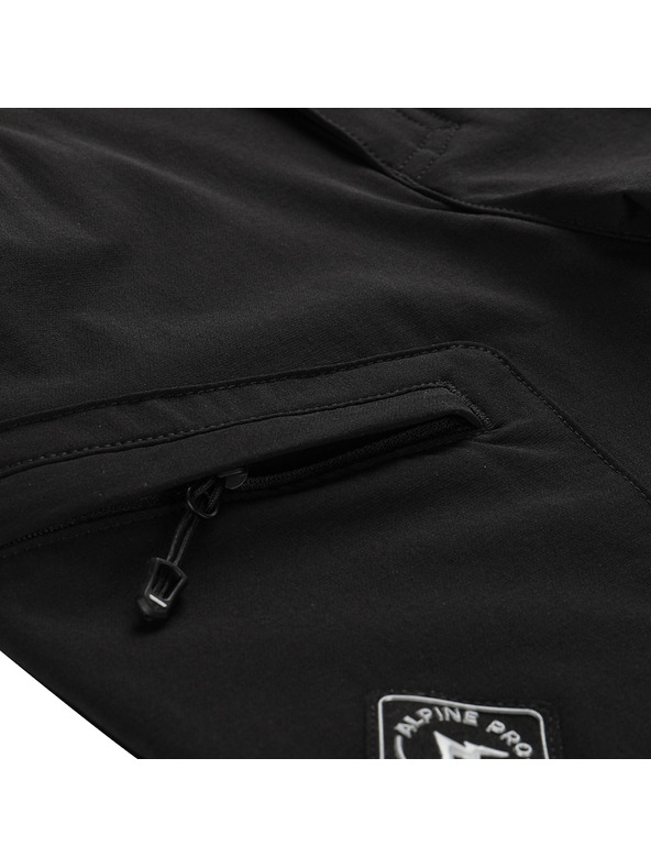 ALPINE PRO Dječje softshell hlače ALPINE PRO ATEMO black