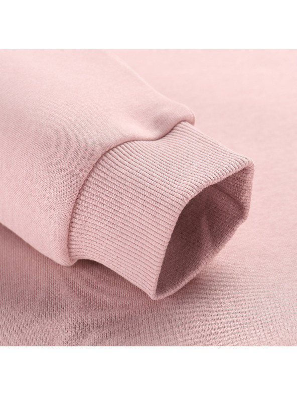 ALPINE PRO Dječja pamučna mikina ALPINE PRO NEGGO pale mauve