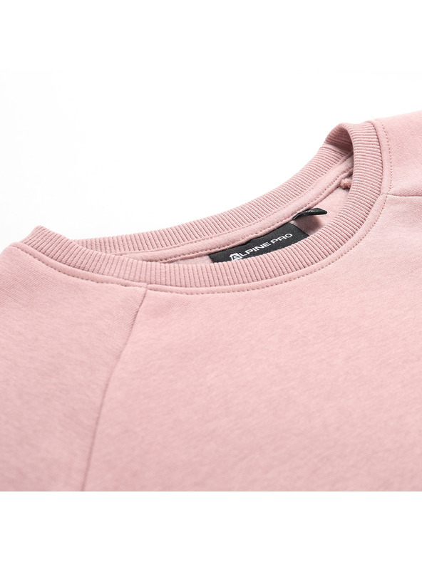 ALPINE PRO Dječja pamučna mikina ALPINE PRO NEGGO pale mauve