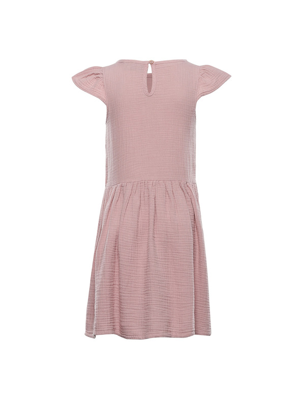 ALPINE PRO Dječje pamučne haljine ALPINE PRO ILERO pale mauve