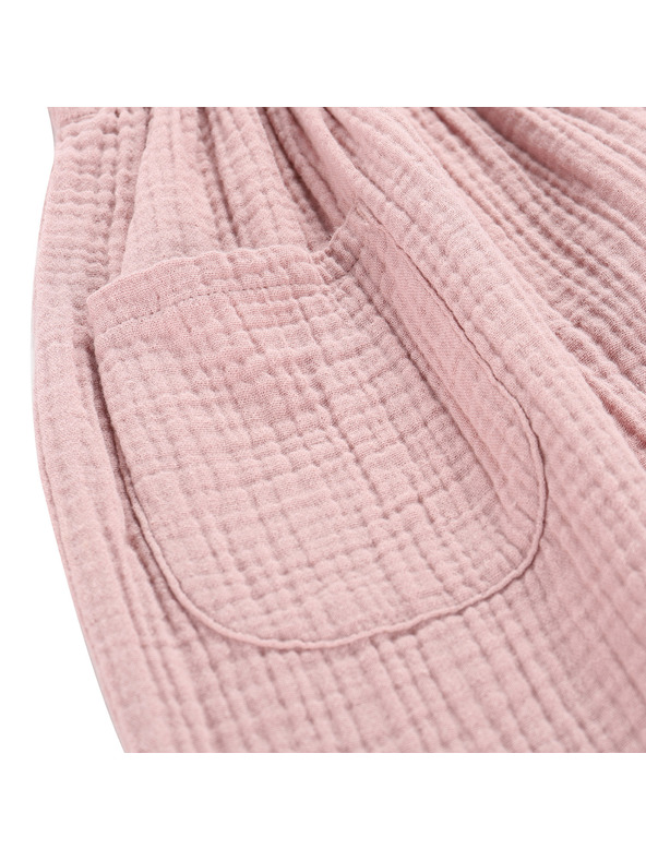 ALPINE PRO Dječje pamučne haljine ALPINE PRO ILERO pale mauve