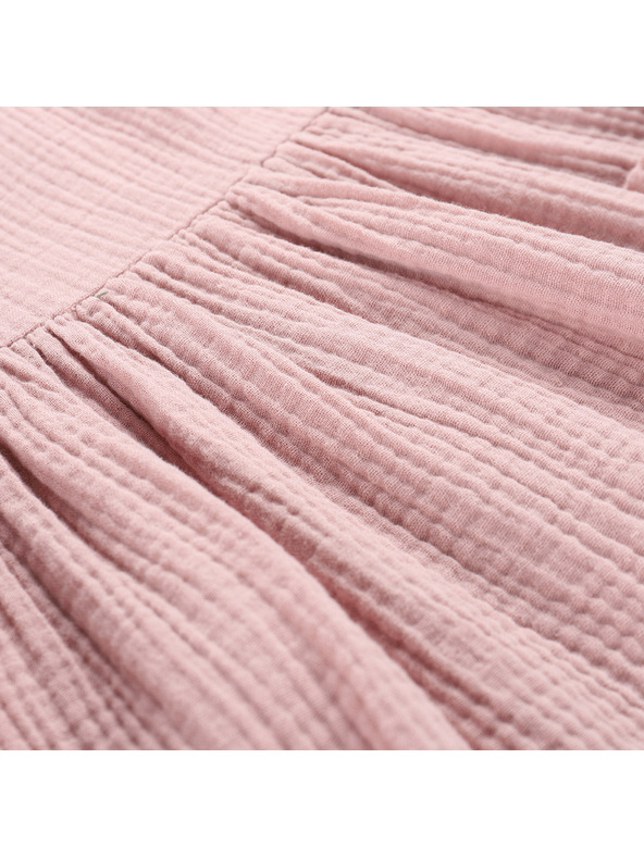 ALPINE PRO Dječje pamučne haljine ALPINE PRO ILERO pale mauve