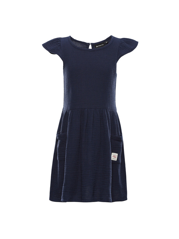 ALPINE PRO Dječje pamučne haljine ALPINE PRO ILERO moonlit ocean