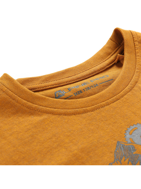 ALPINE PRO Dječja majica od negnječivog materijala ALPINE PRO BIGERO 2 golden oak varijanta pd