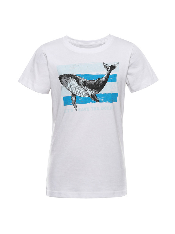 ALPINE PRO Dječja majica od organske pamuke ALPINE PRO TERMESO 2 white varijanta pc