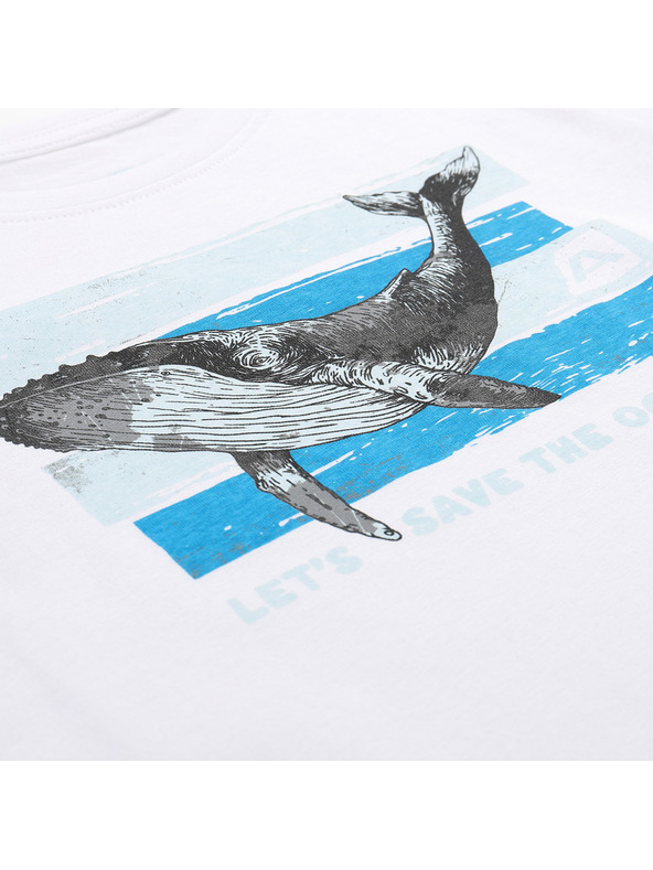 ALPINE PRO Dječja majica od organske pamuke ALPINE PRO TERMESO 2 white varijanta pc