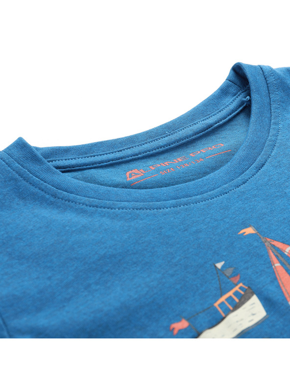 ALPINE PRO Dječja majica od materijala koji se ne gužva ALPINE PRO BIGERO 2 moonlit ocean varijanta pb