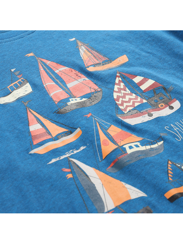 ALPINE PRO Dječja majica od materijala koji se ne gužva ALPINE PRO BIGERO 2 moonlit ocean varijanta pb