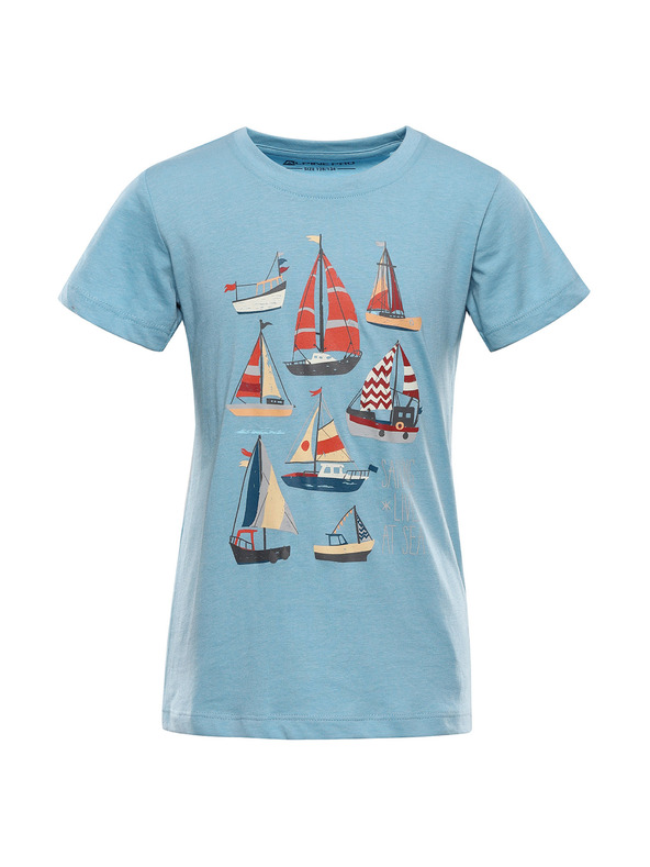 ALPINE PRO Dječja majica od materijala koji se ne gužva ALPINE PRO BIGERO 2 skyride varijanta pb