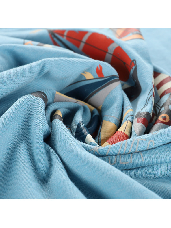 ALPINE PRO Dječja majica od materijala koji se ne gužva ALPINE PRO BIGERO 2 skyride varijanta pb