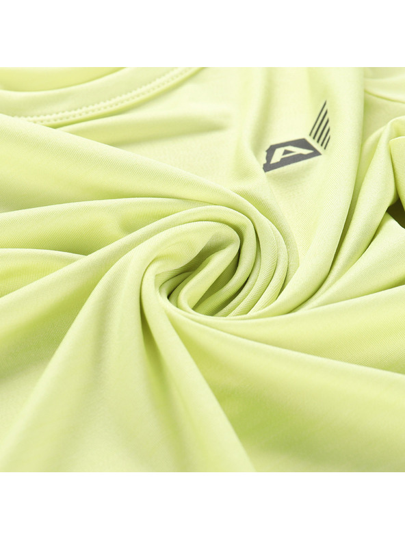 ALPINE PRO Dječja brzo sušeća majica ALPINE PRO BASIKO luminary green