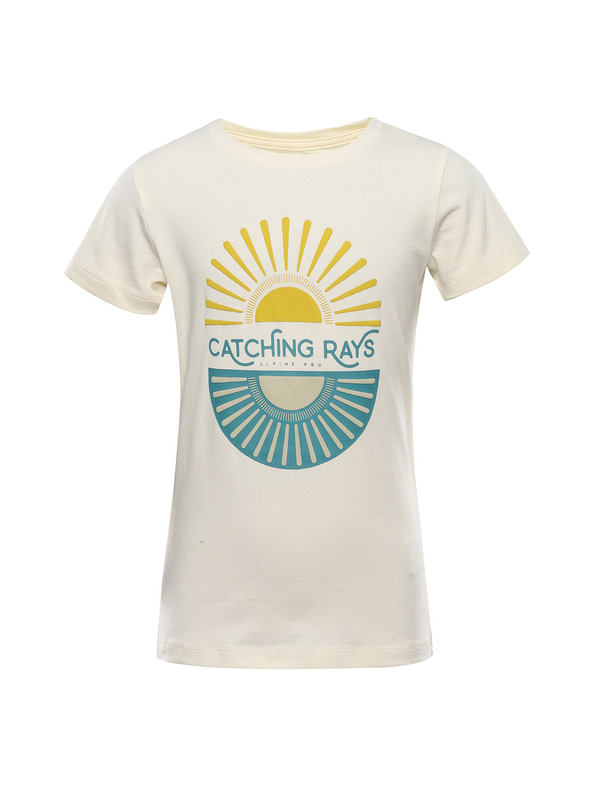 ALPINE PRO Dječja pamučna majica ALPINE PRO DORGO cream varijanta pb