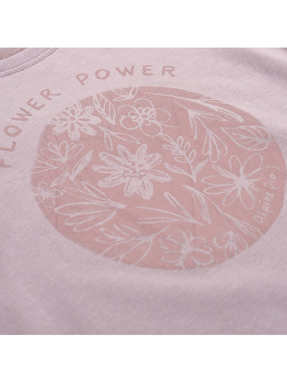 ALPINE PRO Dječja majica od organske pamuke ALPINE PRO TERMESO 2 quail varijanta pb