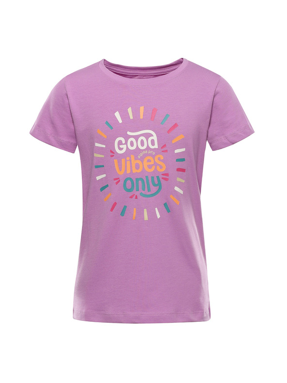 ALPINE PRO Dječja pamučna majica ALPINE PRO DORGO first bloom varijanta pa