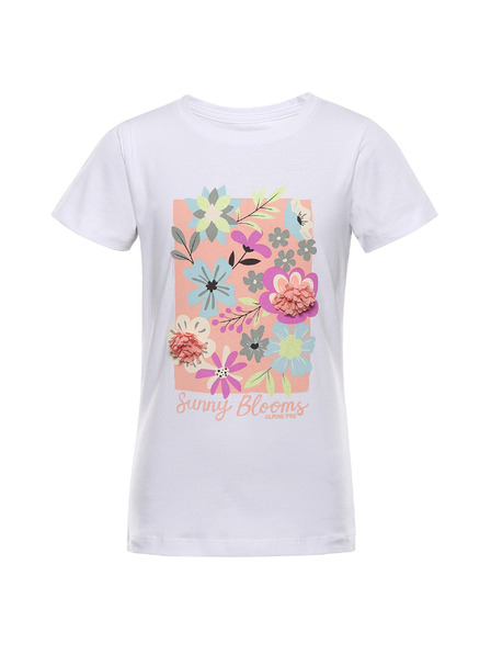 ALPINE PRO Dječja pamučna majica ALPINE PRO DORGO white varijanta pc