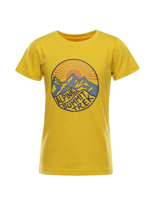 ALPINE PRO Dječja brzosuha majica ALPINE PRO REJO 2 lemon curry varijanta pb