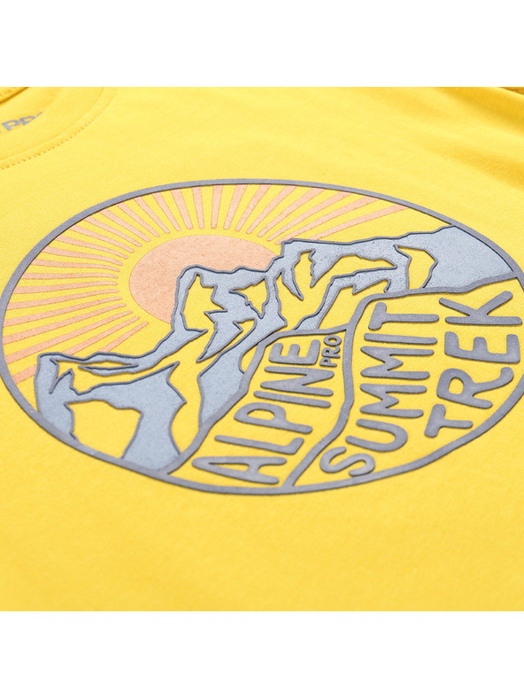 ALPINE PRO Dječja brzosuha majica ALPINE PRO REJO 2 lemon curry varijanta pb