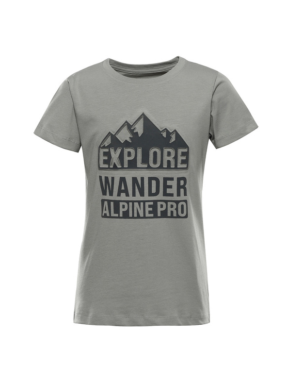 ALPINE PRO Dječja pamučna majica ALPINE PRO DORGO shadow varijanta pg