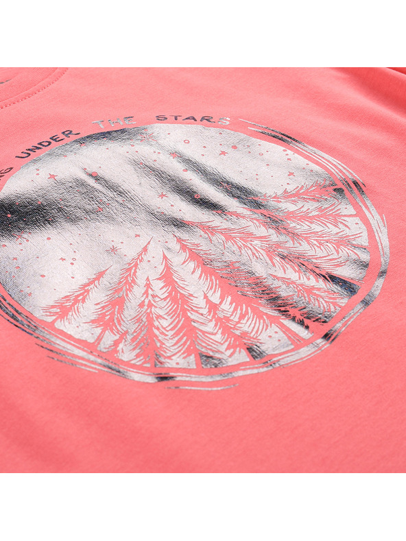 ALPINE PRO Dječja brzosuha majica ALPINE PRO REJO 2 calypso coral varijanta pc