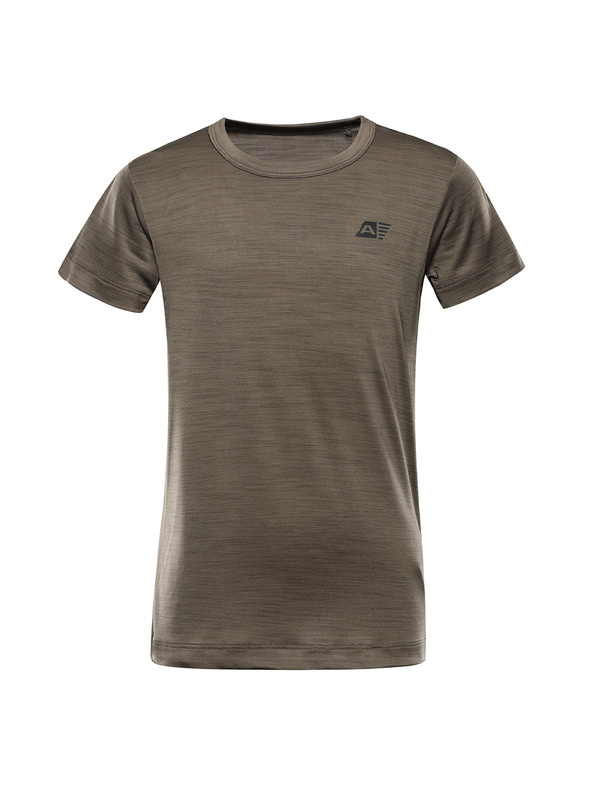 ALPINE PRO Dječja brzo sušeća majica ALPINE PRO BASIKO stone gray