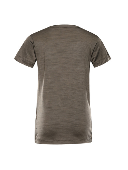ALPINE PRO Dječja brzo sušeća majica ALPINE PRO BASIKO stone gray