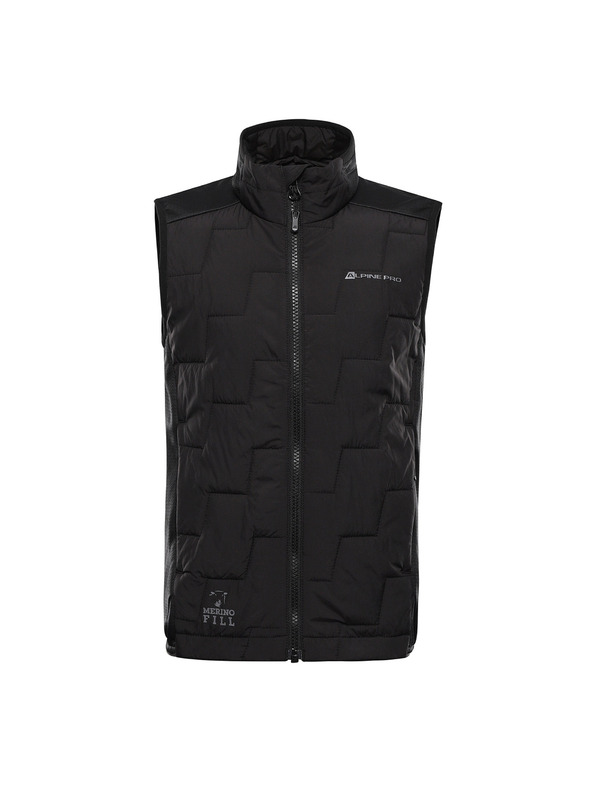 ALPINE PRO Dječji prsluk s merino punjenjem ALPINE PRO NERCO black