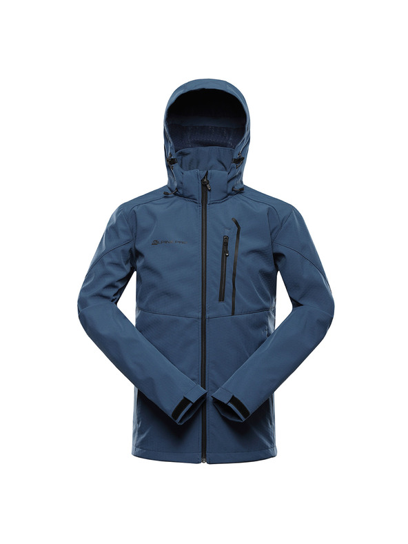 ALPINE PRO Muška softshell jakna s membranom ALPINE PRO HOOR 2 dk.metal blue