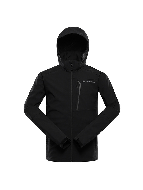 ALPINE PRO Muška softshell jakna s membranom ALPINE PRO HOOR black