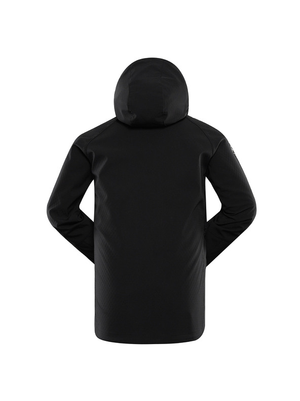 ALPINE PRO Muška softshell jakna s membranom ALPINE PRO HOOR black