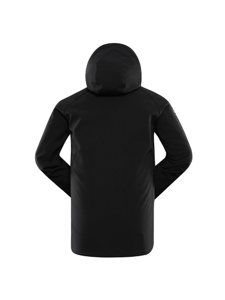 ALPINE PRO Muška softshell jakna s membranom ALPINE PRO HOOR black