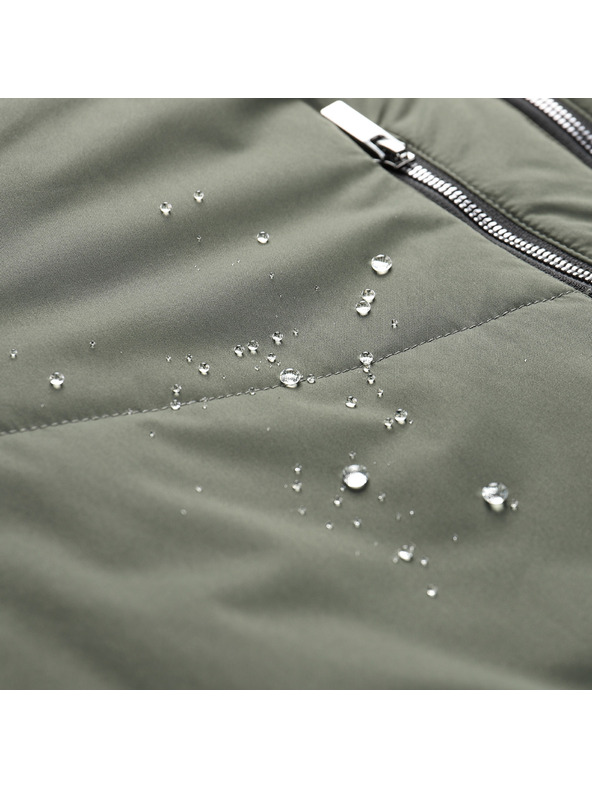 ALPINE PRO Muška dulja zimska jakna s membranom ptx ALPINE PRO COLWEL petrol