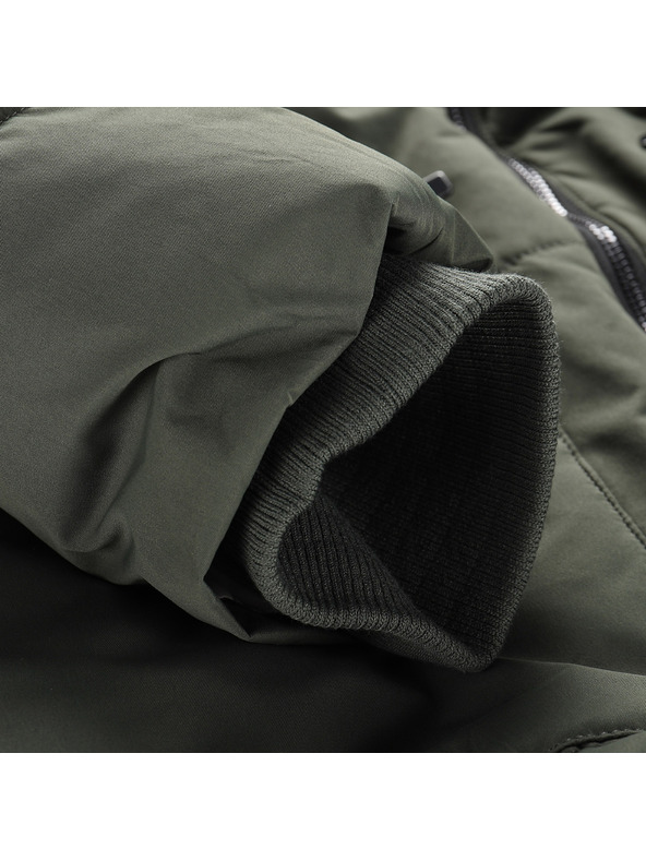 ALPINE PRO Muška dulja zimska jakna s membranom ptx ALPINE PRO COLWEL petrol