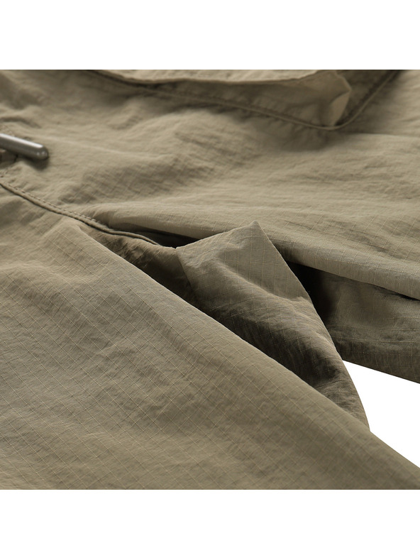 ALPINE PRO Muške slobodne hlače s elastičnim strukom ALPINE PRO NOVER stone gray