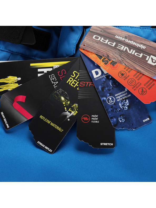 ALPINE PRO Muške skijaške hlače s membranom ptx snow ALPINE PRO EDES 2 brilliant blue