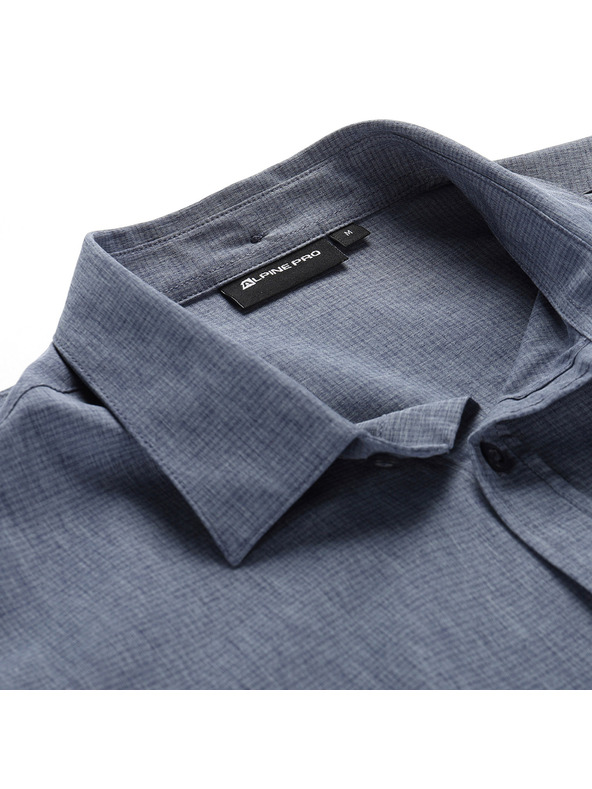 ALPINE PRO Muška brzo sušeća košulja ALPINE PRO WERAN dk.metal blue