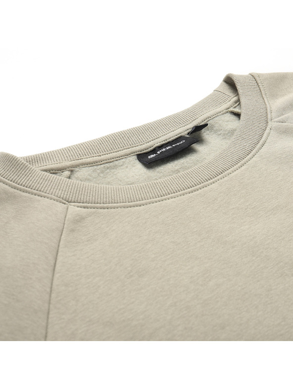 ALPINE PRO Muška pamučna mikina ALPINE PRO NEGG abbey stone