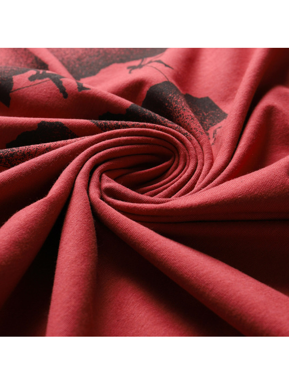 ALPINE PRO Muška brzo sušeća majica s cool dry ALPINE PRO BOLEN 2 cardinal varijanta pb