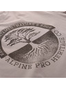 ALPINE PRO Muška pamučna majica ALPINE PRO DORG driftwood varijanta pa