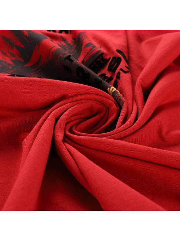 ALPINE PRO Muška pamučna majica ALPINE PRO DOMEN cardinal varijanta pc