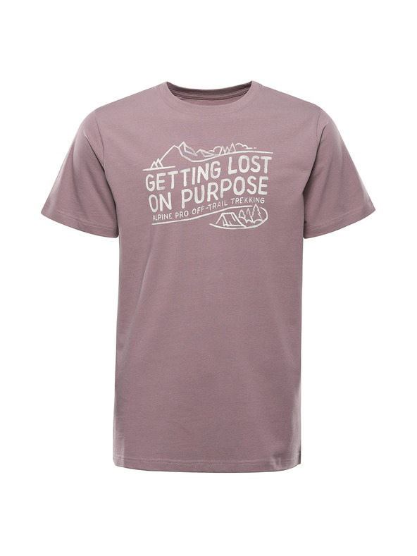 ALPINE PRO Muška pamučna majica ALPINE PRO DORG quail varijanta pb