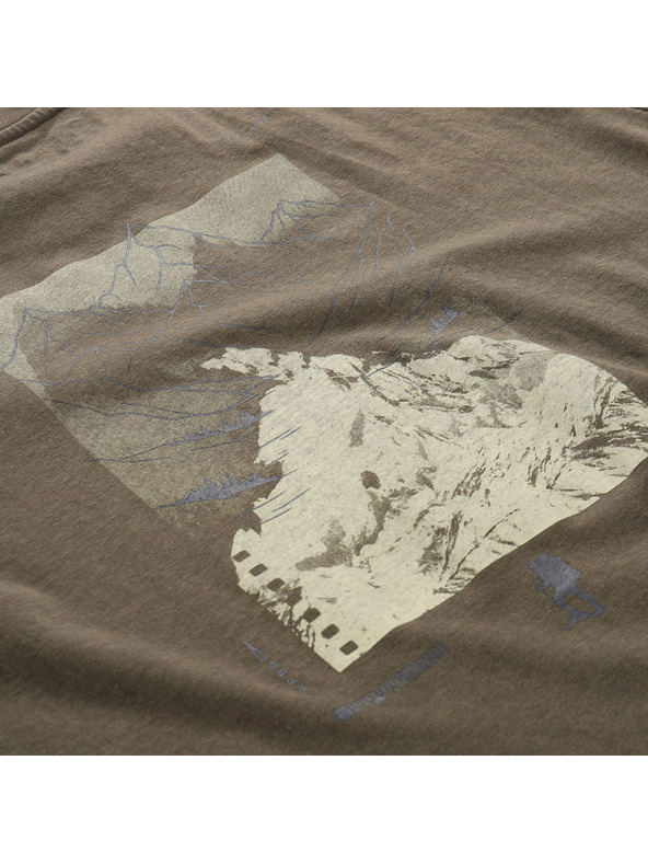 ALPINE PRO Muška majica od materijala koji se ne gužva ALPINE PRO NOGER stone gray varijanta pb