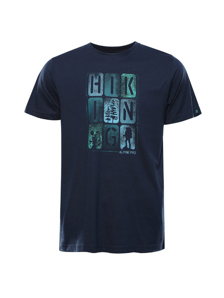 ALPINE PRO Muška brzosuha majica s cool dry ALPINE PRO BOLEN 2 moonlit ocean varijanta pa